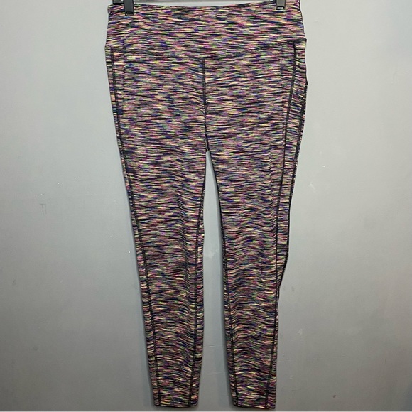 Tangerine Yoga Pants Leggings Multicolor Space Dye Athletic - Picture 1 of 8